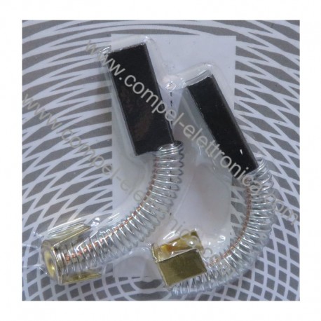 CARBONCINI LARGH.9x6x22,6MM CON MOLLA E PERNO KIT 2PZ