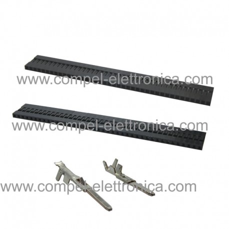 CONNETTORE DUPON MASCHIO 40 POLI PASSO 2,54 - CONTATTI INCLUSI