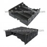 PORTABATTERIE PER 4 BATTERIE 18650 DA SALDARE C.S. 77x79x22mm