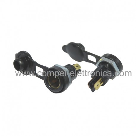 PRESE ACCENDISIGARI 16A 12V..24Vdc PER MOTO, AUTO, BARCHE, IMPERMEABILE