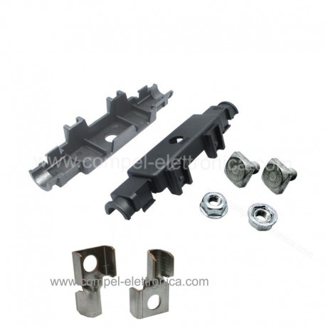 PORTAFUSIBILE CON PROTEZIONE 500A -40...130°C PER FUSIBILI DA 68,6MM