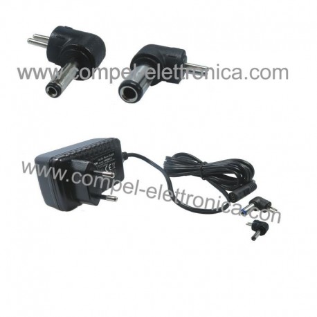 ALIMENTATORE SWITCH 5V 4A 20W 2 CONNETTORI 5,5x2,1mm, 5,5x2,5MM