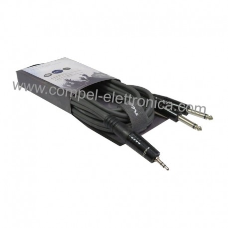 CAVO Jack 2X6,3 MONO A 3,5MM ST 3MT