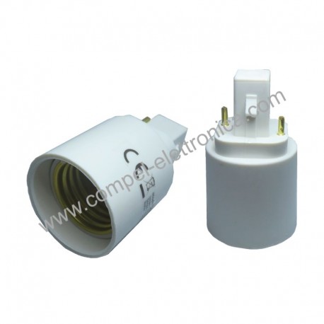 ADATTATORE PER LAMPADA DA G24 A E27