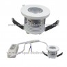 FARETTO LED INCASSO MINI 2,5W 4K LUCE NATURALE TONDO D 35MM BIANCO IP20