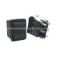 PULSANTE A BASCULA (ON)-OFF-(ON) 20A 250Vac IP55 NERO