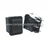 PULSANTE A BASCULA (ON)-OFF-(ON) 20A 250Vac IP55 NERO