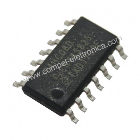 SN 74 HC 08D Quadruple 2-Input Positive-AND Gates SOP-14 SMD