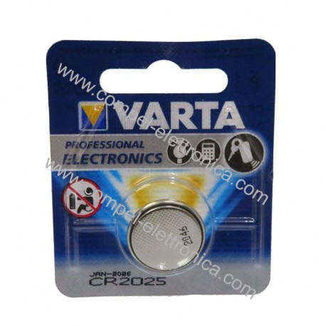 CR 2025 BATTERIA LITIO 3V VARTA