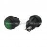 INTERRUTTORE BIPOLARE A BILANCERE 12VDC 20A LUMINOSO LED VERDE IP65