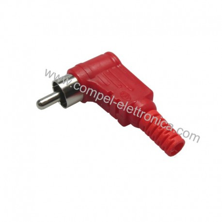 SPINA RCA IN PVC ROSSA A 90° JAPAN PROFESS.