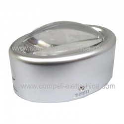 LENTE INGRANDIMENTO 6X RETROILLUMINATO 2 LED ADATTO PER LETTURA