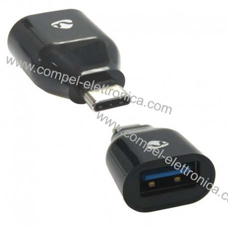 ADATTATORE USB-A 3.0 FEMMINA a USB-C 3.0 MASCHIO