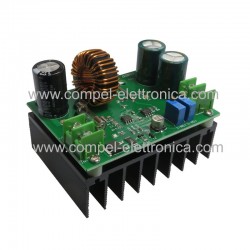 CONVERTITORE DC/DC STEP/UP IN 10V..60Vdc OUT 12V..80Vdc 12A MAX 600W