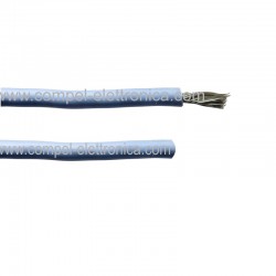 CAVO FLESSIBILE AL SILICONE BLU SEZIONE 0,25 mm