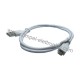 CAVO USB-A / MICRO USB-B 2.0 MASCHIO-MASCHIO 1,8mt BIANCO