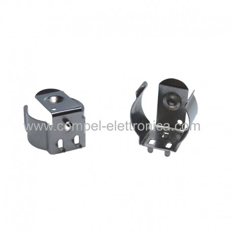 PORTABATTERIA CLIPS A SALDARE DIAM 17/19