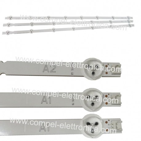 KIT 3 BARRE LED TV LG 2PZ 6916L-1204A - 1PZ 6916L-1205A 32"