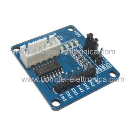ULN 2003A PCB MOTORI PASSO PASSO A 5 FILI 4 FASI CON LED 35X35X9MM