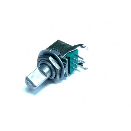 POTENZIOMETRO STEREO MINI 2x50K LOGARITMICO (A) ALPS RK09L12B0A31 ORIGIN