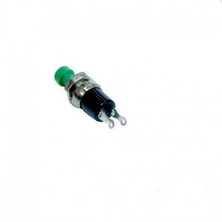 PULSANTE VERDE 1A 125V NORMALMENTE APERTO SPST NO
