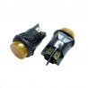 INTERRUTTORE LUMINOSO A PULSANTE BIPOLARE 250VAC 16A OFF/ON SPST ARANCIO