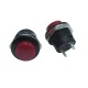 PULSANTE DA PANNELLO 250Vac 3A N.A ROSSO