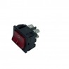 INTERRUTTORE BIPOLARE LUMINOSO BASCULA 6A 250VAC ROSSO