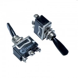 INTERRUTTORE DEVIATORE UNIPOLARE 10A 250VAC A LEVA ISOLATA