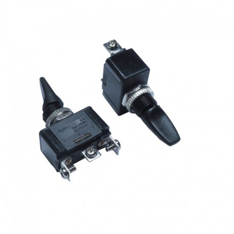 INTERRUTTORE DEVIATORE UNIPOLARE 6A 250VAC 3 POSIZIONI CON LEVA ISOLATA