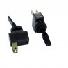 INTERRUTTORE UNIPOLARE 10A 12VDC 2 POSIZIONI CON LEVA ISOLATA