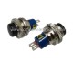PULSANTE DA PANNELLO 250Vac 1A N.C NERO