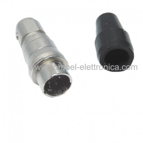 SPINA MINI PUSH-PULL 4 PIN MASCHIO VOLANTE HR10A-7J-4P TELECAMERE INDUST