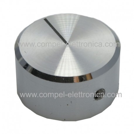 MANOPOLA CON INDICE DIAM. 22,7mm SILVER