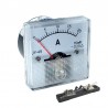 AMPEROMETRO ANALOGICO DA PANNELLO 43x43MM 20A CORRENTE CONTINUA