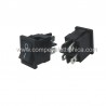 INTERRUTTORE BIPOLARE MINIATURA NERO ON/OFF