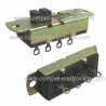 DEVIATORE A SLITTA 8A 250Vac 3 POSIZIONI 4 CONTATTI A SALDARE 30X14X11MM