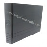 BOX ESTERNO PER HARD DISK 3,5" SATA USB 3.0 C/INTERR. NERO ALLUMINIO