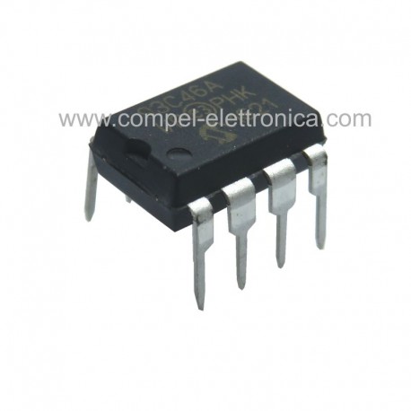 93 C 46A MEMORIA CMOS EEPROM 128x8bit DIP-8