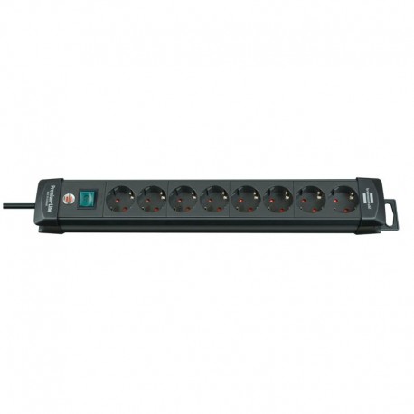 PRESA MULTIPLA 6 PRESE SCHUKO 3 INTER.3500W 16A 230V 3MT IP20 BRENNENST.