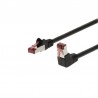 CAVO PATCH CORD S / FTP CAT6 SPINA RJ45 90°/DRITTO 5MT