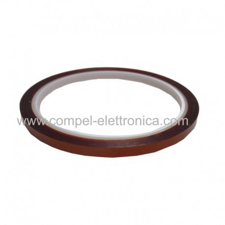 NASTRO TERMICO ADESIVO KAPTON 6mm -269° 300°C 30mt