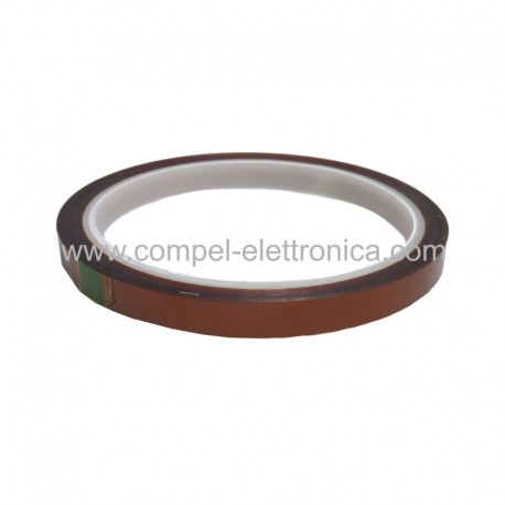 NASTRO TERMICO ADESIVO KAPTON 8mm -269° 300°C 30mt
