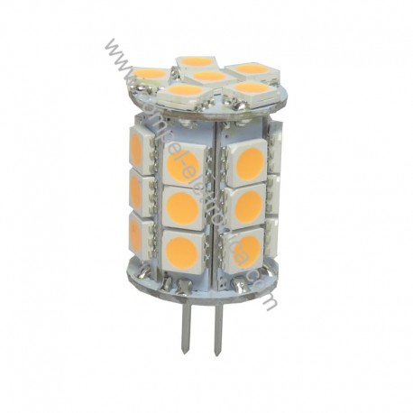 LAMPADINA A LED G4 10-30V 3,5W 3K 27 LED VERTICALE