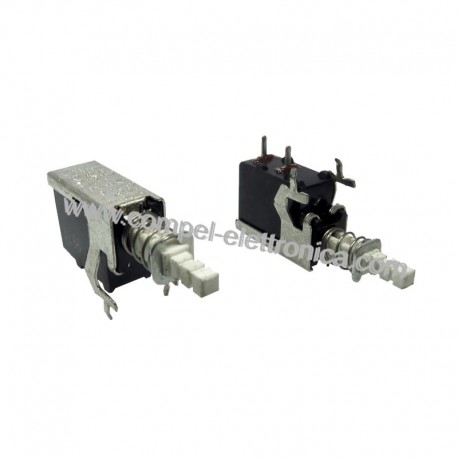 INTERRUTTORE A PULSANTE 10A 250Vac A CIRCUITO STAMPATO 2 PIN