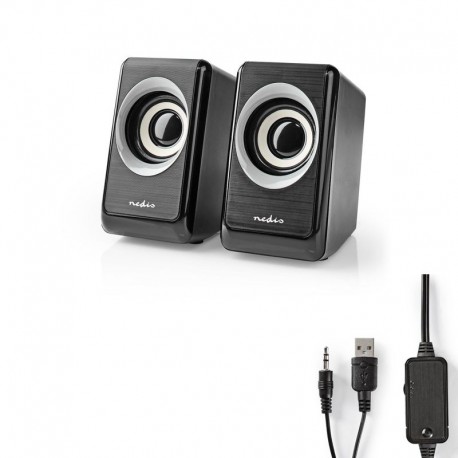 DISMESSO***CASSE ATTIVE PER PC/ USB LOGITECH S-150 2X1,2W