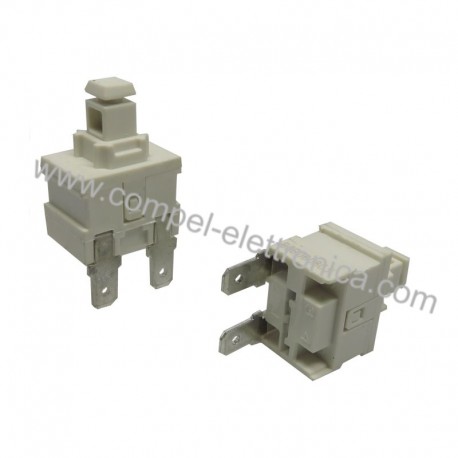 INTERRUTTORE A PULSANTE ON-OFF A FASTON PER ASPIRAPOLVERE