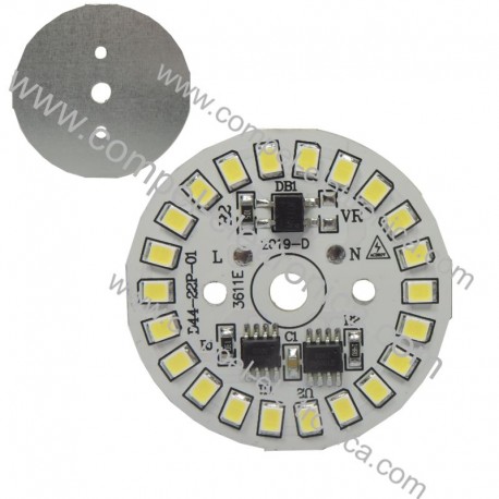 LED CHIP DI POTENZA 12W 220Vac TONDO DIAM. 44mm