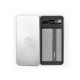 POWER BANK PORTATILE 10.000mAH 2 PRESA USB FODERATO GRIGIO/ CON CUSTODIA