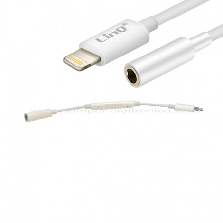 ADATTATORE AUDIO DA APPLE A INTERFACCIA AUDIO JACK 3,5MM FEMMINA